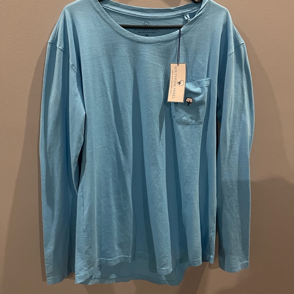 Southern Shirt Co cotton logo longsleeve tee